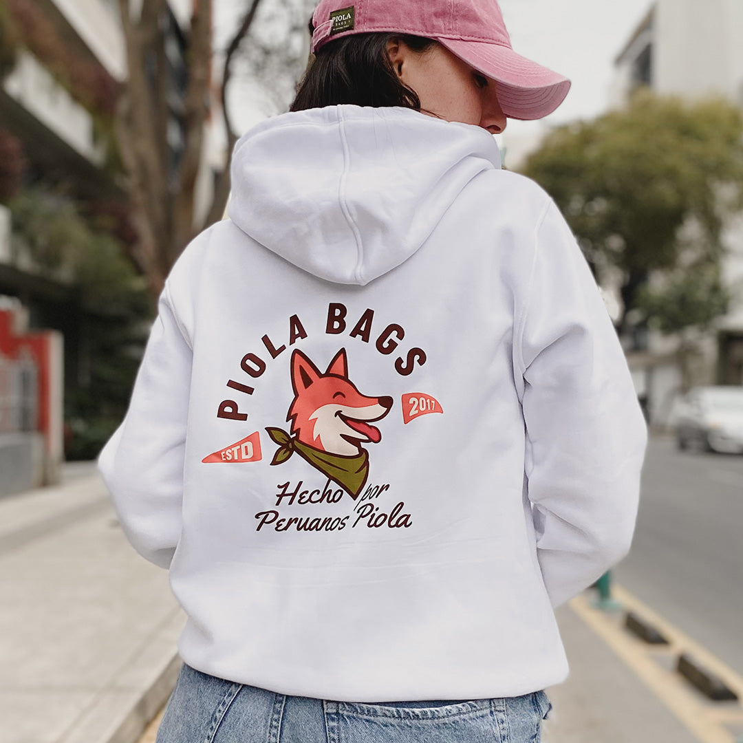 Hoodie Zorro Blanco