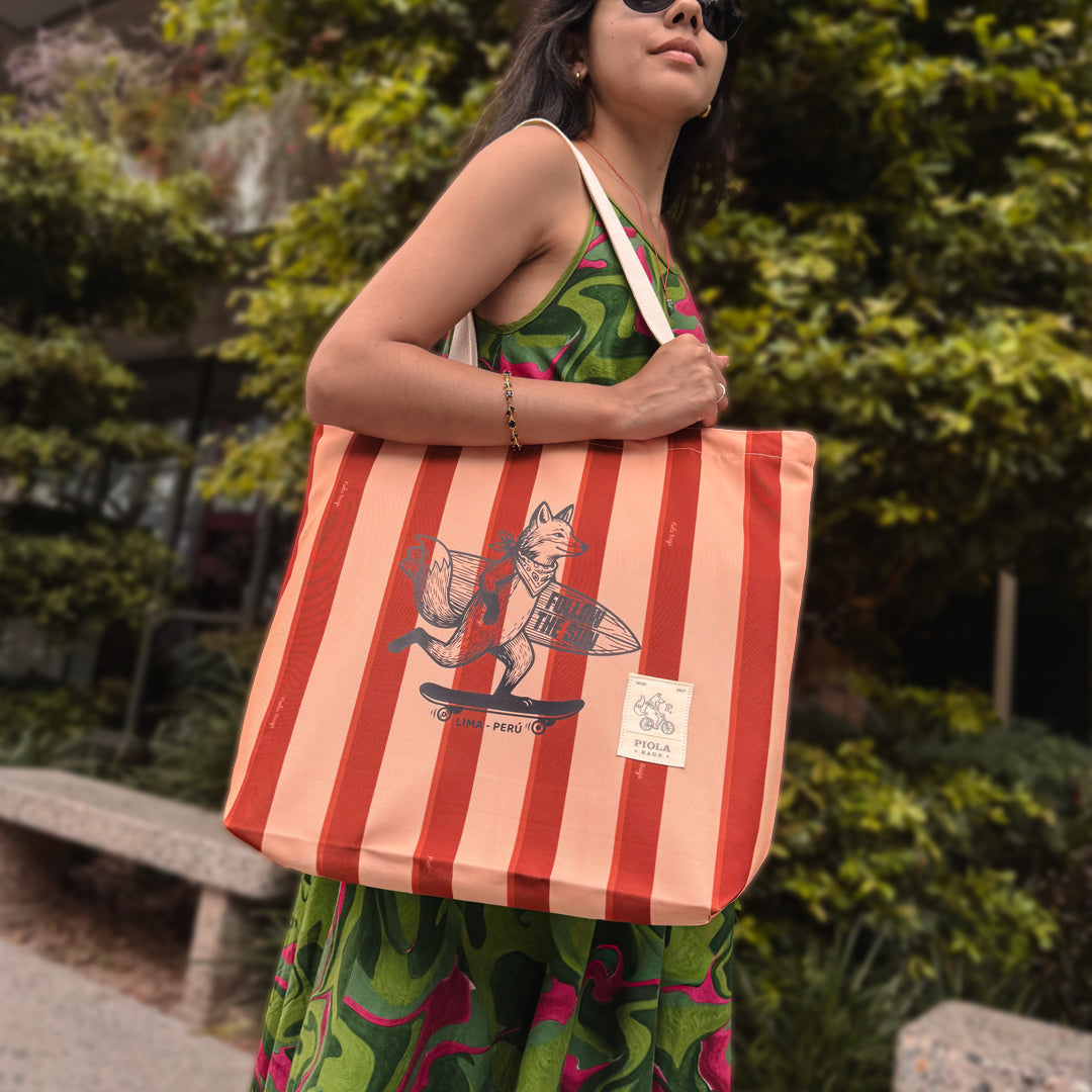 Tote Bag Sombrilla Melón